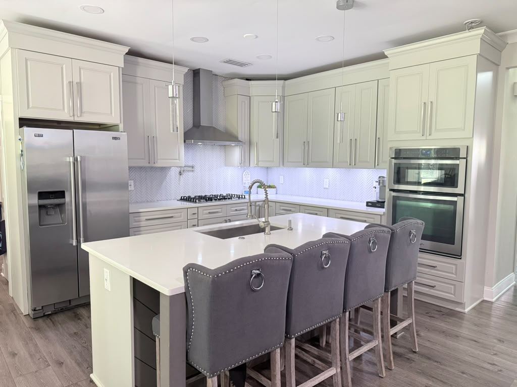 The same kitchen from the dining side